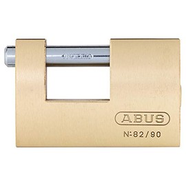 ABUS 82/90 Monoblock Brass Padlock Keyed Alike