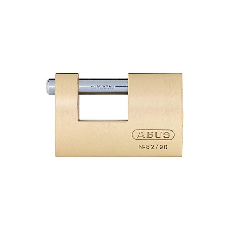 ABUS 82/90 Monoblock Brass Padlock Keyed Alike