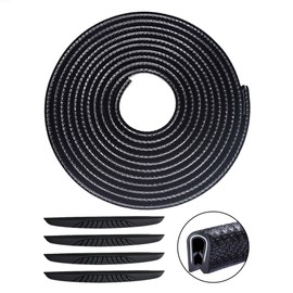 Dutreg 5 Metre Car Door Edge Protection, Car Rubber Door Edge Protector with 4 Pieces, High-Quality Door Edge Protector Sticker, Window Seal for Sheets, Saloons, Trucks, SUVs, ATVs, Boats