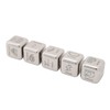 Exciting Food Decision Dice - 5pcs Metal Dice with 30