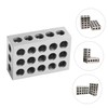 jojofuny 23hole Milling Machine Vise Parallel Pad Flat Contours Block