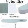 1000/4000 Grit Nail Buffing Block, Professional Nail Buffer, Fingernail Files
