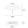 Folding Parasol, UV Protection, 100% Light Blocking, Folding, For Both