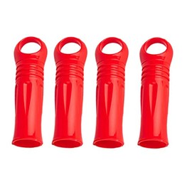 NentMent 4 Pack 25mm / 1inch Broom Handle End Cap Mop Rod Reaching Pole Handle Grip Clothesline Stick Sleeve Replacement Head Grips for Mop Handles Tube Tail Hanger Repair Parts