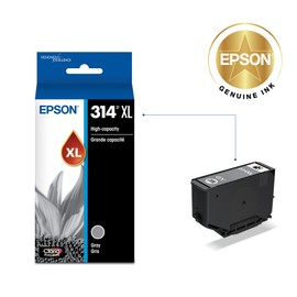 EPSON 314 Claria Photo HD Ink High Capacity Gray Cartridge (T314XL720-S) Works with Expression XP-15000