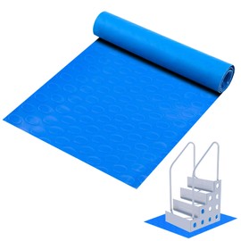PRITOK Swimming Pool Ladder Mat, Large Pool Protection Mat: 90 x 40 cm, Swimming Pool Ladder, Non-Slip Mat with Non-Slip Texture for Steps, Stairs, Ladders