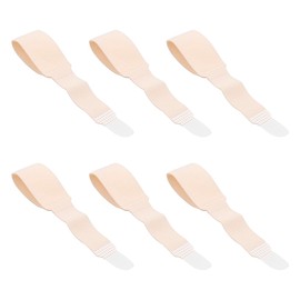 Tabanzhe 6 Piece Comprehensive Hammer Toe Correction Kit - Toe Separators, Splints, and Bandages for Gentle Correction of Crooked, Overlapping, and Broken Toes