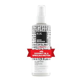 IGK GOOD BEHAVIOR Spray Preparador 4 en 1 | Deja en + Desenreda + Protector térmico | Vegano + Sin crueldad | 7 onzas