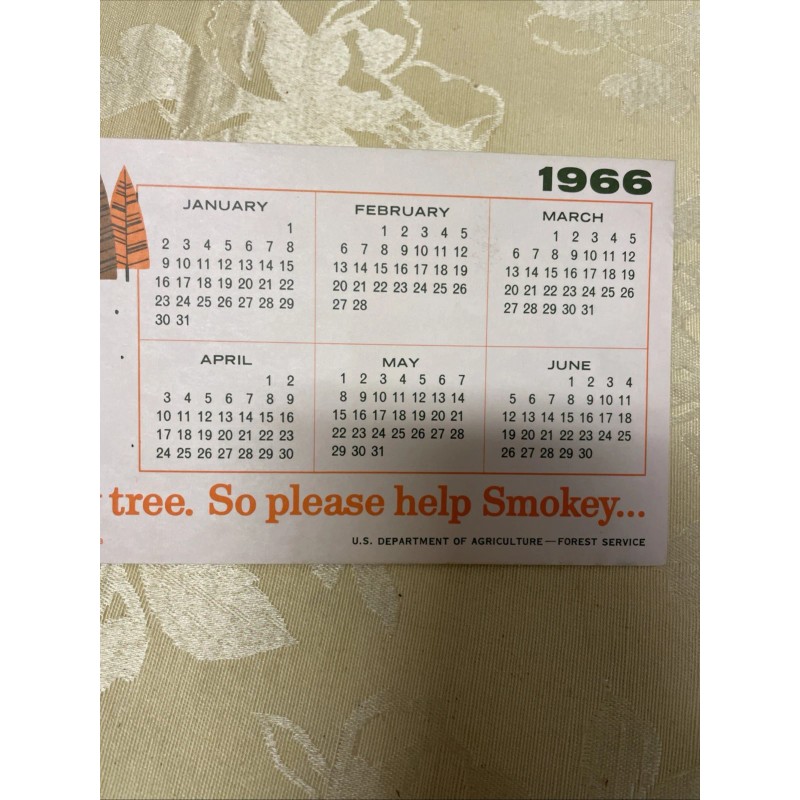 1966 Smokey The Bear / New Jersey Forest Fire Service