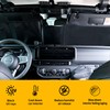 Windshield Sun Shade Compatible with 2024 Jeep Wrangler JL 2/4