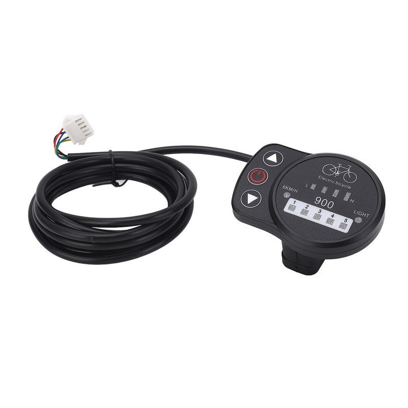 36V 48V Electric Bike LED Meter Speed Battery Power Headlight