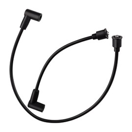 XTPTFABS 2Pcs Black Spark Plug Wire Compatible with John Deere P216 P218 P220 and Onan B43E B43G B48G, for JD Garden Tractors 316 318 420,Replacement M8-48322 8322 7831