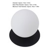 White Glass Globe Ceiling Light 18cm Diameter G9 Base Globe