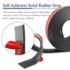 Neoprene Rubber Strips Self Adhesive Solid Rubber Sheets, Rolls &