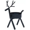 Hearthside Primitive Reindeer Metal Tealight Candle Holder Rustic Country Winter