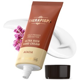 THERAPISPA Ultra Rich Hand Cream – Intensive Hydration & Repair for Dry, Chapped Hands | Enriched with Shea Butter, Ceramides, Niacinamide (B3) & Panthenol (B5) (Acacia, 2.0 oz, Pack of 1)