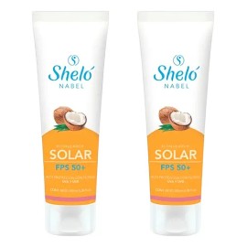 Bloqueador Solar Sheló Nabel Filtros Uva/uvb Spf 50 2 Pack