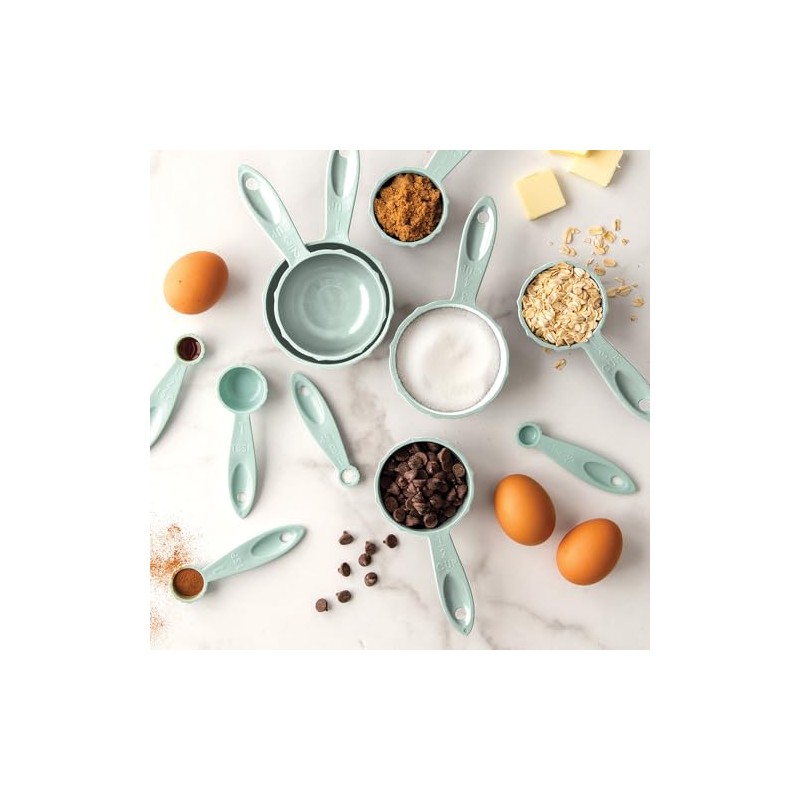 Nordic Ware Cups Bundt Measuring, Set of 6, Sea Glass