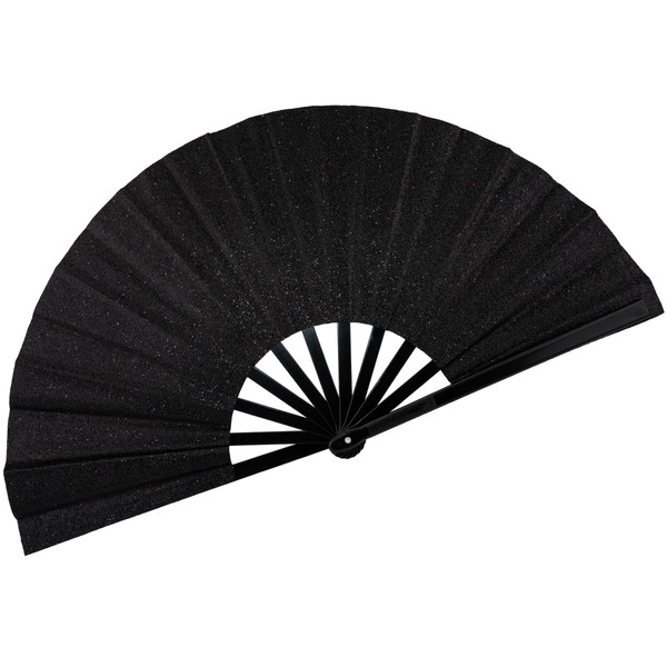 13" Glitter Large Rave Fans Clap Fans for Line Dancing