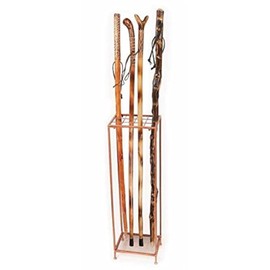 Manual Weavers Walking Sticks - Display Stand - Holds Up To 12 Sticks (9 x 7 x 19.75)