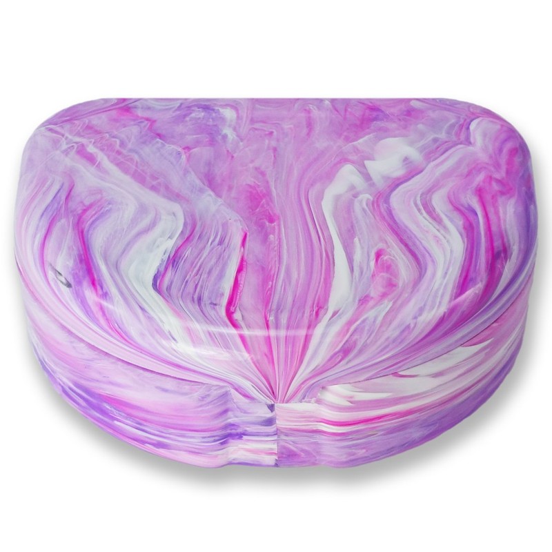 QUIST (TM) Orthodontic Retainer Case (Light Pink)