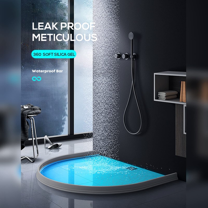 Hi-Na 3ft/5ft/6ft/8ft10ft Collapsible Shower Threshold Water Dam Watei Barrier for