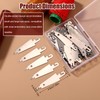 100pcs Needle Threaders, Stainless Steel Premium Needle Threaders Practical Sewing