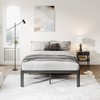 COMASACH 18 Inch Queen Bed Frame with Round-Corner Leg, No