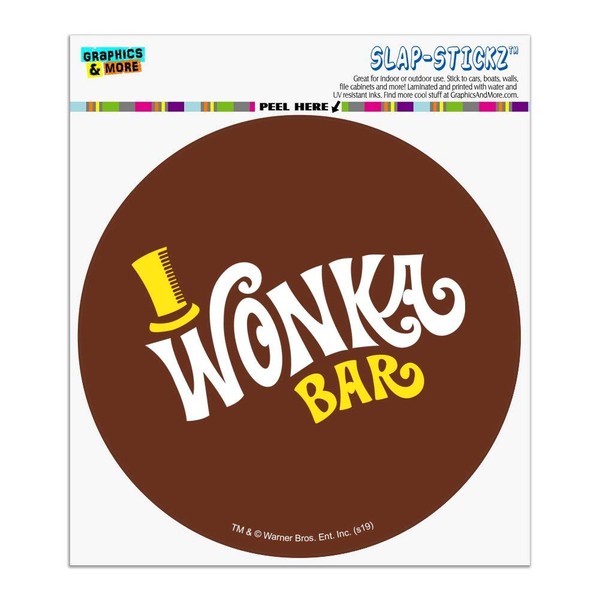 Willy Wonka and The Chocolate Factory Wonka Bar Logo Automotive