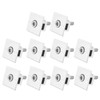 10Pcs Solar Panel Mid Clamps Waterproof Mount Aluminum Bracket Mounting