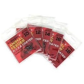 Kamasan Animail Feeder P.T.F.E Coated Barbless Eyed Hook Size 10