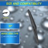 Gavimnal® 10" Rear Windshield Wiper Blade Replacement for Rav4 2013
