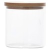 hobbyme Salt and Sugar Seasoning Glass Flavoring Jar Round Storage