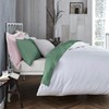 Plain Dyed Percale Jade Fitted Sheet 160 x 200 cm