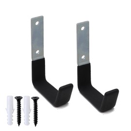 MAEXUS Wall Hooks, Pack of 2 Garage Hooks Heavy Duty Hooks for Garage, Wall Hooks Heavy Duty Wall Hooks for Screwing Wall Hooks for Bulky Items