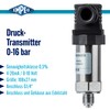 EMPEO by Messbo Pressure Transmitter Cl. 0.5%, 4-20 mA, 0-16
