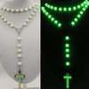 Kuesn Glow in the Dark Rosary Light Luminous Round Beads