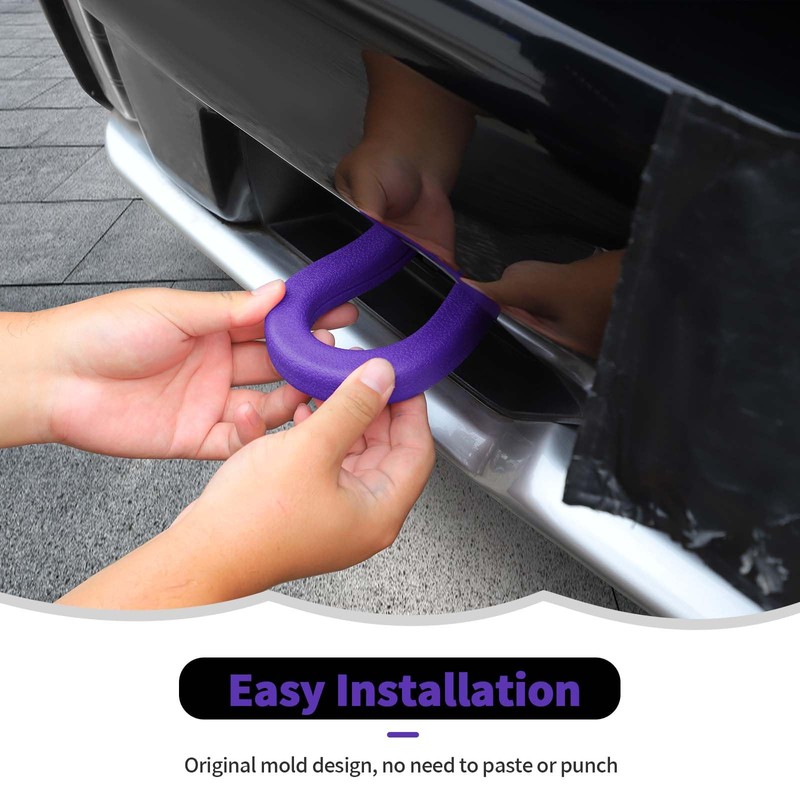 RT-TCZ Tow Hook Covers Bumper Tow Hook Covers Rubber Protector