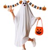 DINETTE Ghost Cosplay with Pumpkin Bag (Ghost Cosplay with Pumpkin