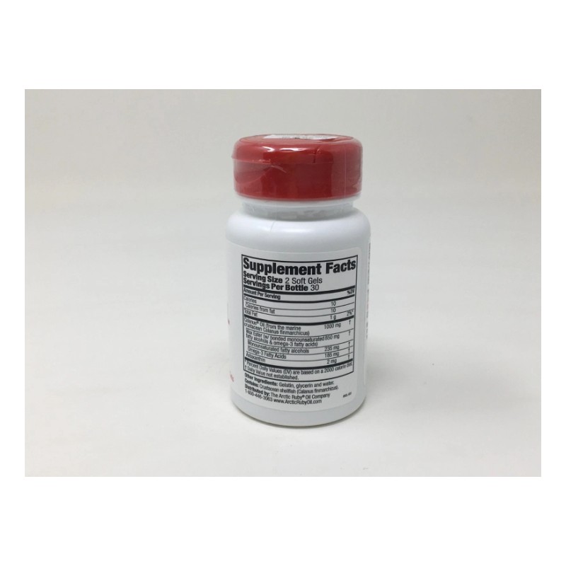 Arctic Ruby Oil 60 Soft Gels 500mg Calanus Oil 05/2027