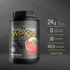 Proteína Whey WP100 Evolution Nutraceutical 1400g Sabor Sandía