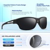 suoso Polarized Sports Sunglasses for Men: UV400 Protection Glasses Womens