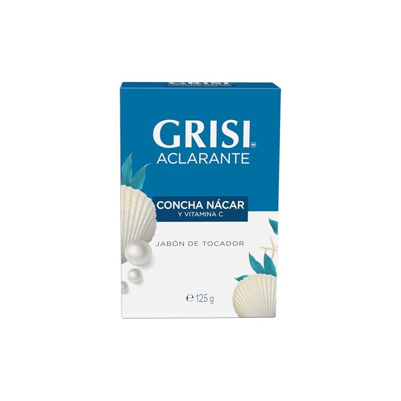 Grisi, Jabón en barra Concha Nácar, Jabón aclarante con vitamina