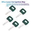 5Pcs Laser Cut Ignition Key Compatible with Volvo Articulated Heavy