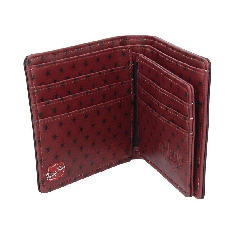 Nemesis Now Elvis Wallet 10cm Red, PU