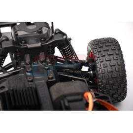 Palumma Rear Drive Shaft for ARRMA 1/14 Mojave GROM Medium Carbon Alloy Steel, 7075 Wheel Hex for ARRMA 1/14 Mojave GROM MEGA 380, Upgrade Accessories, Black +Red