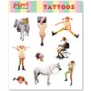 Pippi Longstocking Tattoos as Party Bags 1 Sheet // Pippi