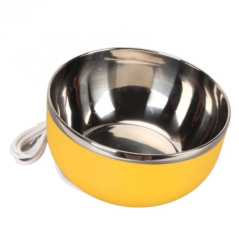450ML Pet Heated Bowl Stainless Steel Water Heating Bowl USB