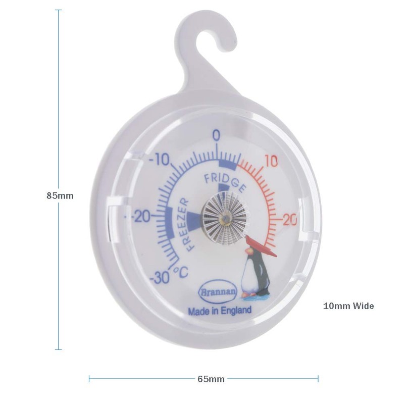 Fridge Thermometer Dial Refrigerator Thermometer 65 mm Dial Fridge Freezer