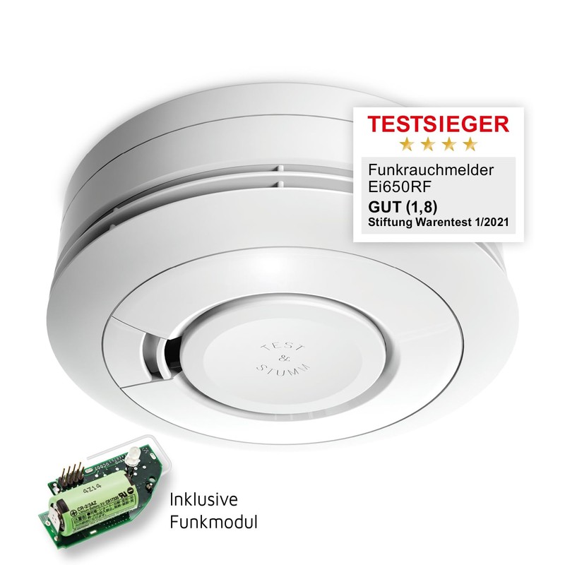 Ei Electronics Ei650RF 10 Year Wireless Smoke Alarm, 1 Piece
